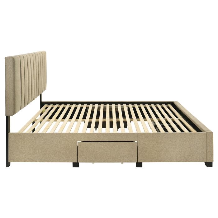 Wheatland Panel Platform Storage Bed