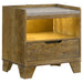Henderson Nightstand with LED Lighting - Furniture House (Dover,NJ)
