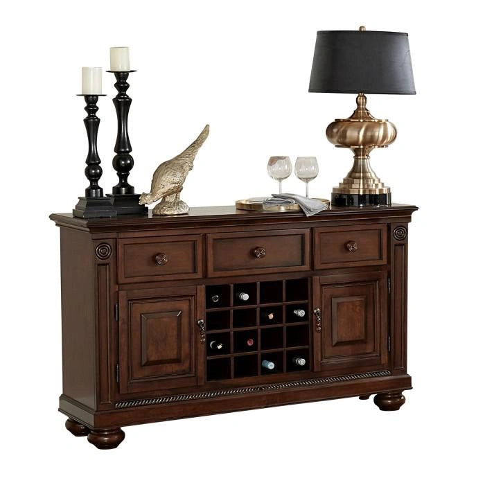 Lordsburg Server in Brown Cherry 5473-40
