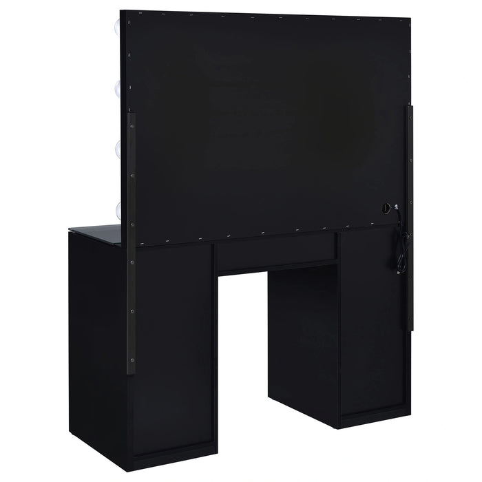 Acena Makeup Vanity Table with LED Mirror Coaster Furniture 931143