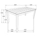 Dalila Dining Table - Furniture House (Dover,NJ)