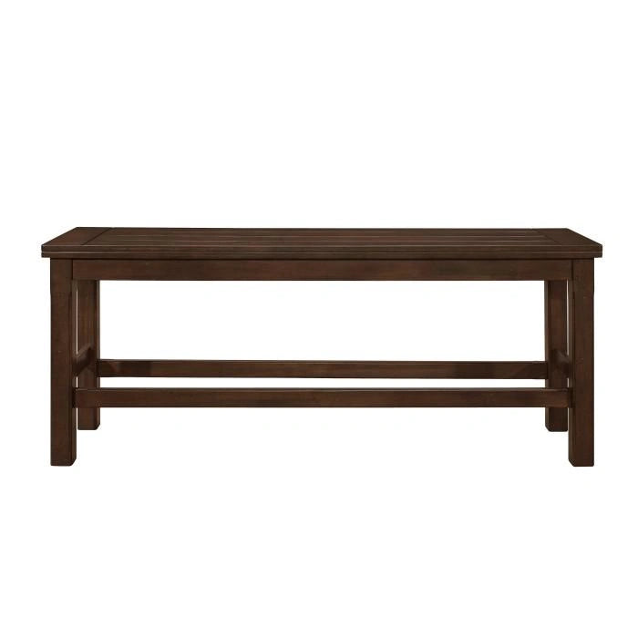 Schleiger Counter Height Bench in Dark Brown 5400-24BH