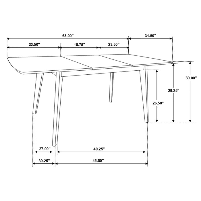 Alfredo Extension Dining Table - Furniture House (Dover,NJ)