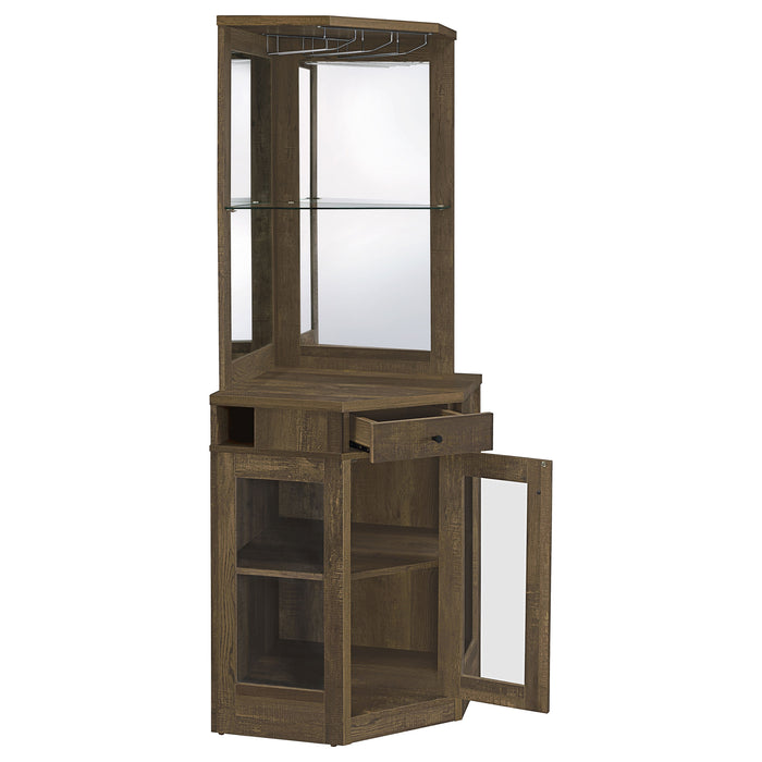 Alviso Corner Bar Cabinet - Furniture House (Dover,NJ)