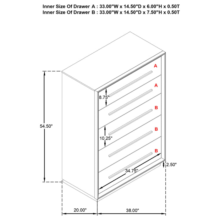 Durango Chest of Drawers - Furniture House (Dover,NJ)
