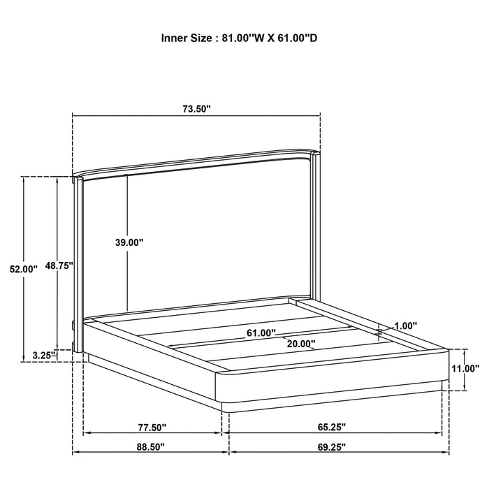 Kailani 4 & 5 Pc Bedroom Set E.King, Cal.King & Queen