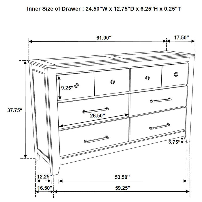 Hazlewood Dresser - Furniture House (Dover,NJ)