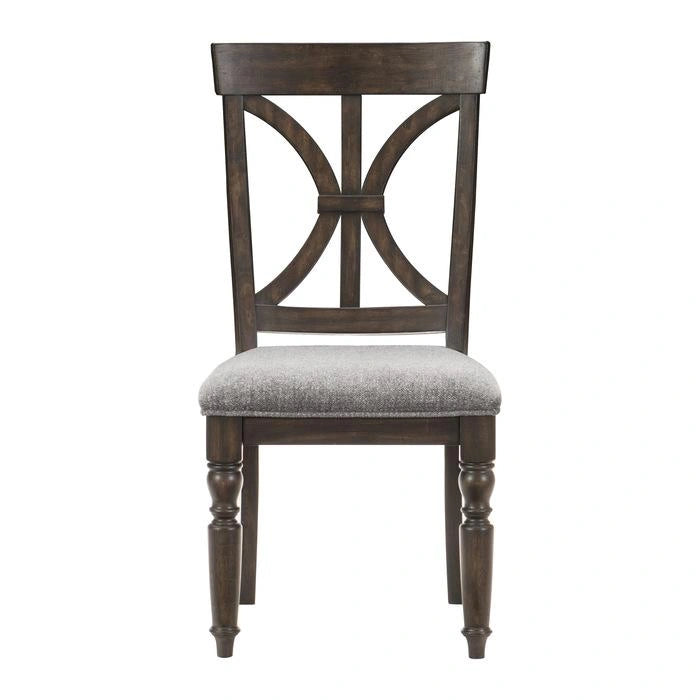 Cardano Side Chair in Charcoal (Set of 2)