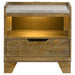 Henderson Nightstand with LED Lighting - Furniture House (Dover,NJ)
