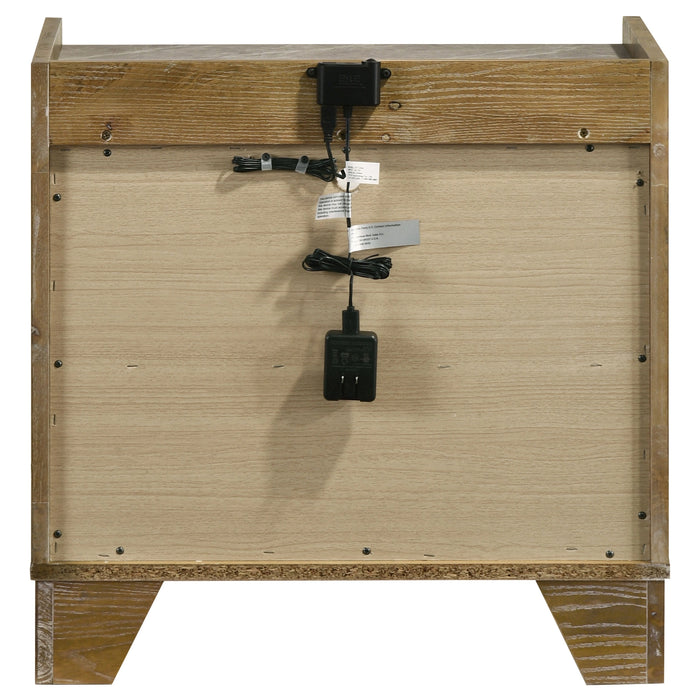 Henderson Nightstand with LED Lighting - Furniture House (Dover,NJ)