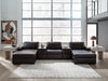 Modmax II Double Chaise Sectional with Audio Consoles - Furniture House (Dover,NJ)