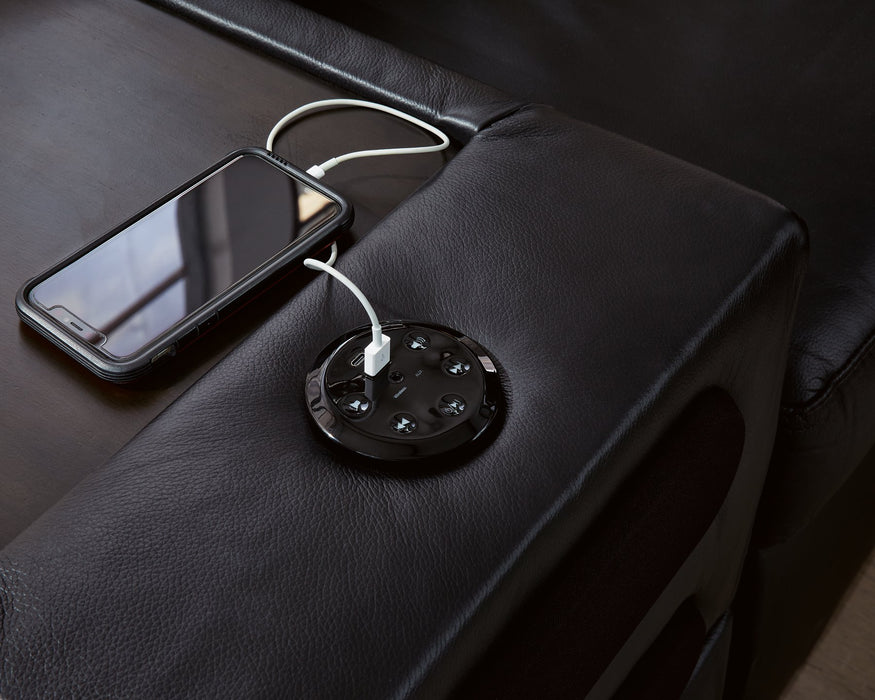 Modmax II Sectional with Chaise and Audio Consoles - Furniture House (Dover,NJ)