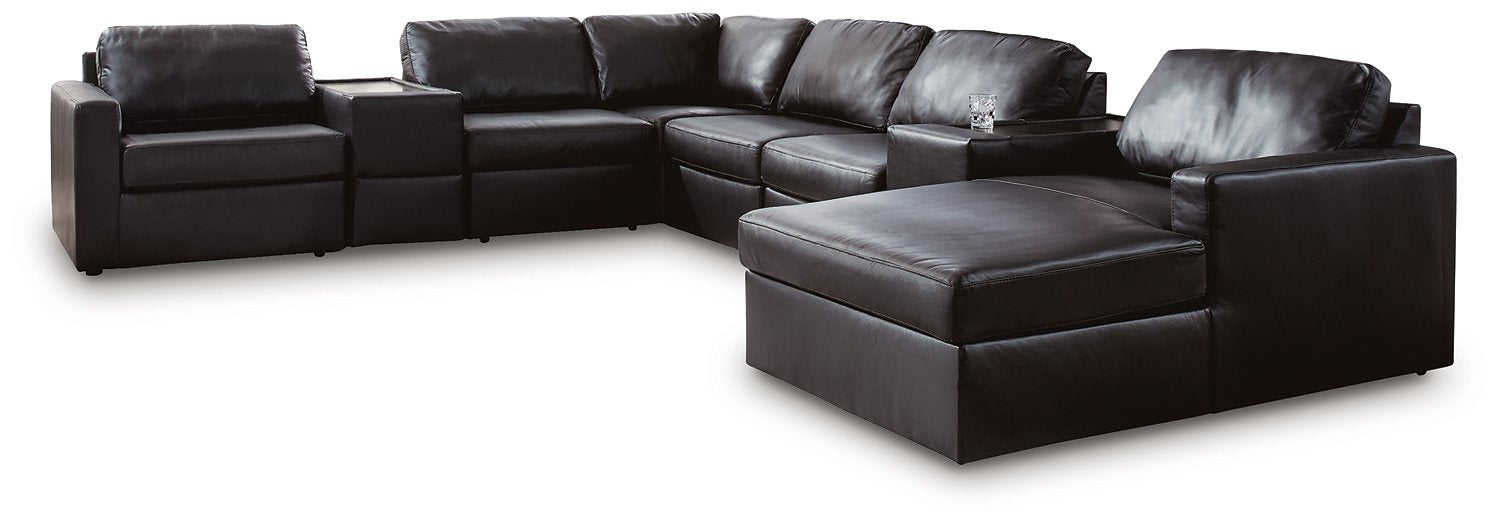 Modmax II Sectional with Chaise and Storage Consoles - Furniture House (Dover,NJ)