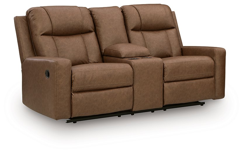 Mackmenville Reclining Loveseat with Console - Furniture House (Dover,NJ)