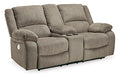 Draycoll Power Reclining Loveseat with Console - Furniture House (Dover,NJ)