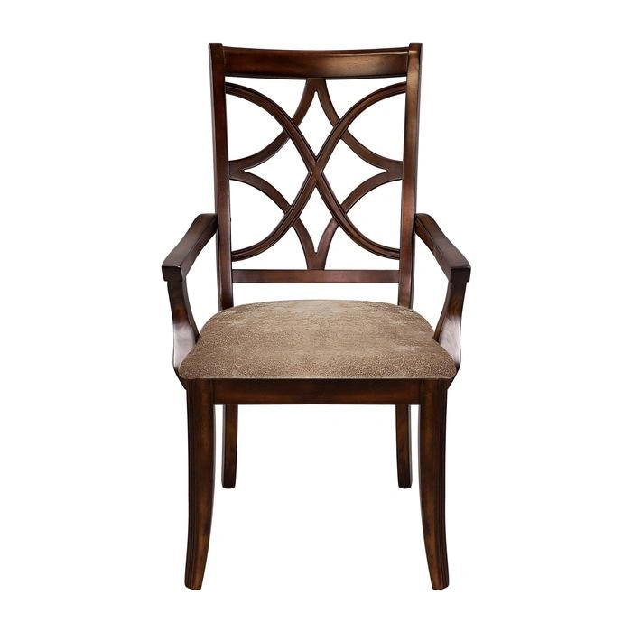 Keegan Arm Chair in Cherry (Set of 2)