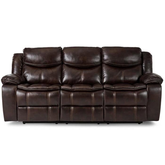 Bastrop Double Reclining Sofa in Brown 8230BRW-3