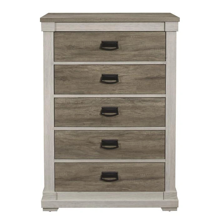 Arcadia Chest in White & Weathered Gray 1677-9