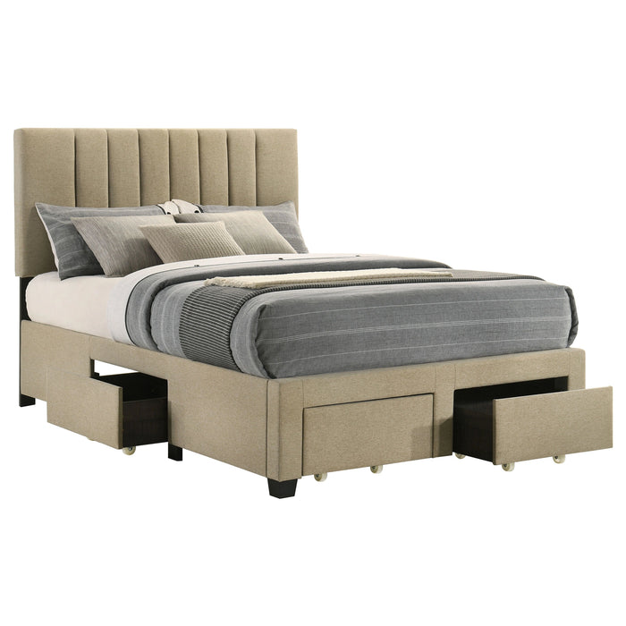 Wheatland Panel Platform Storage Bed