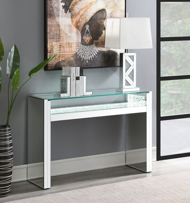 Edna Console Table with LED Lighting - Furniture House (Dover,NJ)