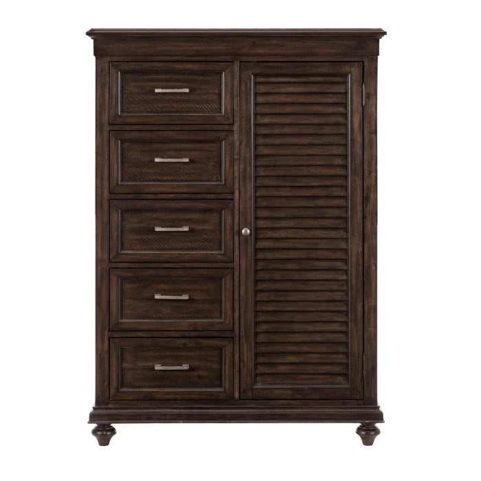 Cardona Wardrobe Chest in Driftwood Charcoal 1689-10