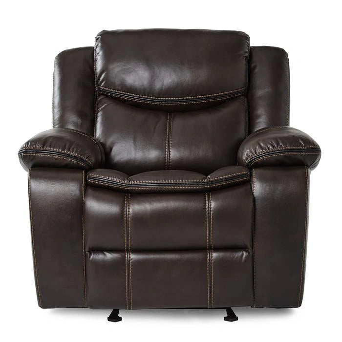 Bastrop Glider Reclining Chair in Brown 8230BRW-1