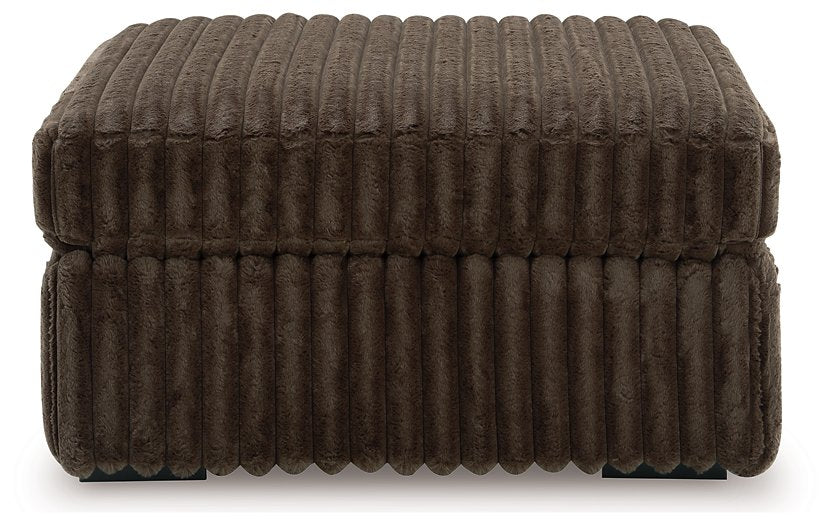 Midnight-Madness Oversized Accent Ottoman - Furniture House (Dover,NJ)