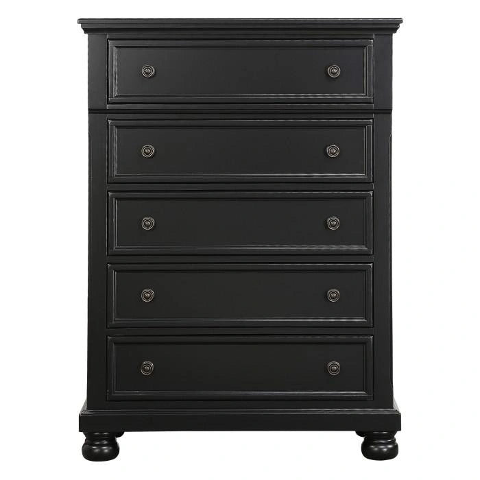 Laurelin 5 Drawer Chest in Black 1714BK-9