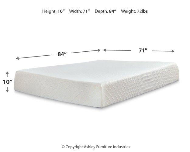 10 Inch Chime Memory Foam Mattress Set - Furniture House (Dover,NJ)