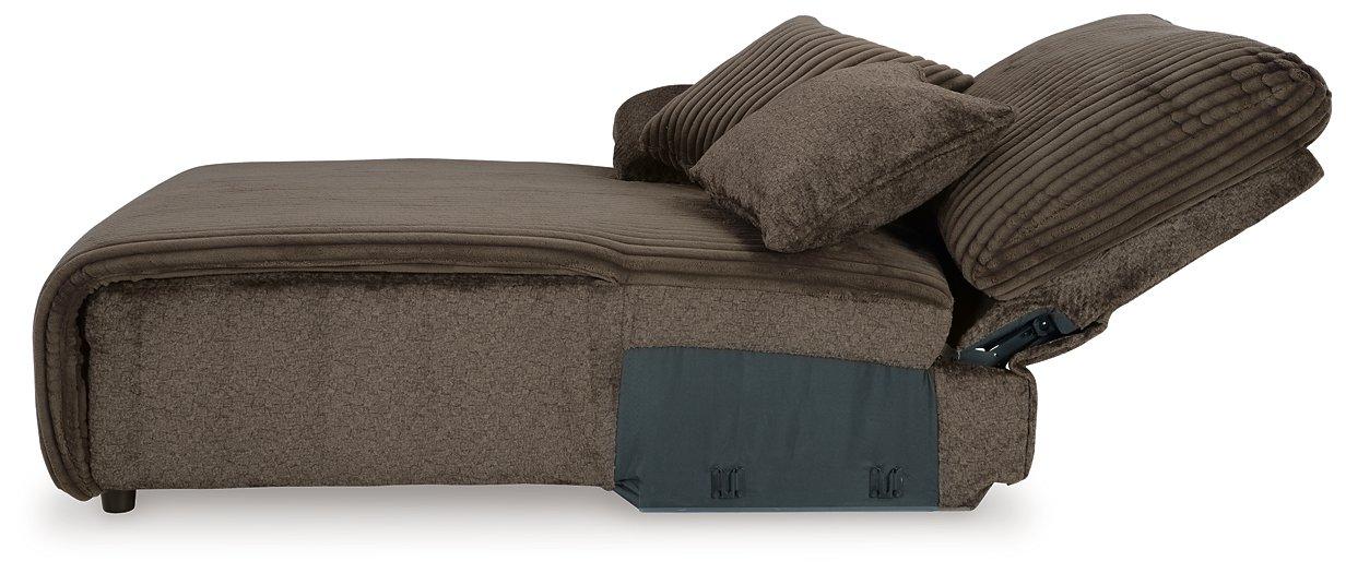 Top Tier Reclining Sectional with Chaise - Furniture House (Dover,NJ)