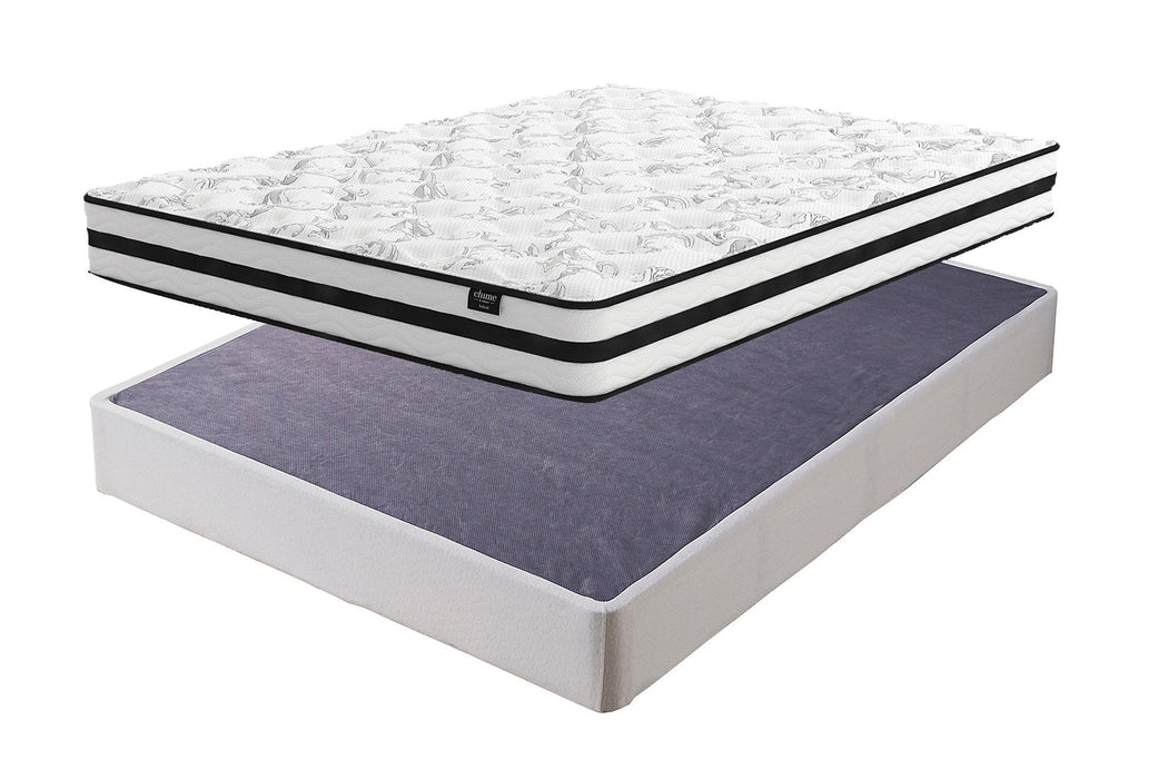 8 Inch Chime Innerspring Mattress Set - Furniture House (Dover,NJ)
