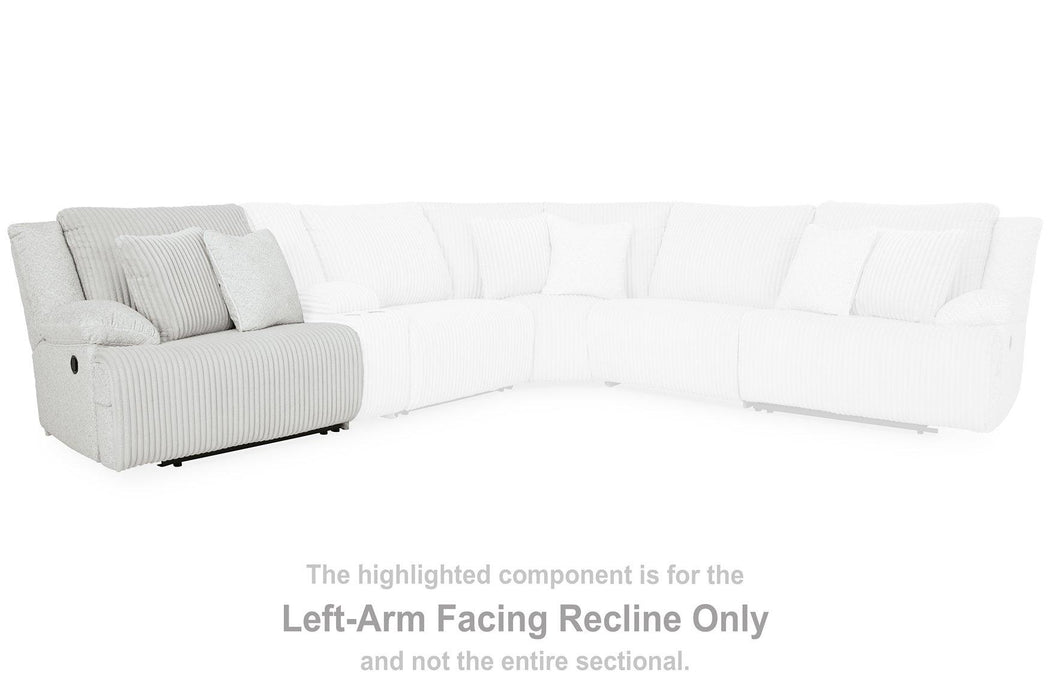 Top Tier Reclining Sectional with Chaise - Furniture House (Dover,NJ)