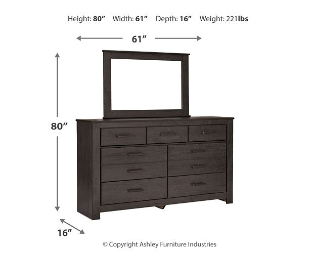 Brinxton Dresser and Mirror - Furniture House (Dover,NJ)