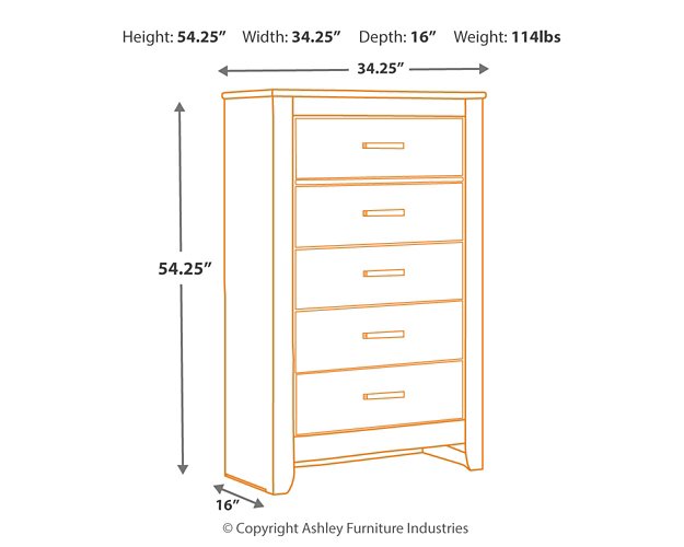 Brinxton Chest of Drawers - Furniture House (Dover,NJ)