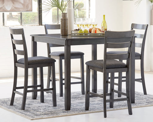 Bridson Counter Height Dining Table and Bar Stools (Set of 5) - Furniture House (Dover,NJ)