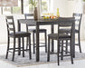 Bridson Counter Height Dining Table and Bar Stools (Set of 5) - Furniture House (Dover,NJ)