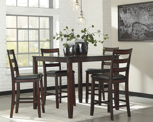 Coviar Counter Height Dining Table and Bar Stools (Set of 5) - Furniture House (Dover,NJ)