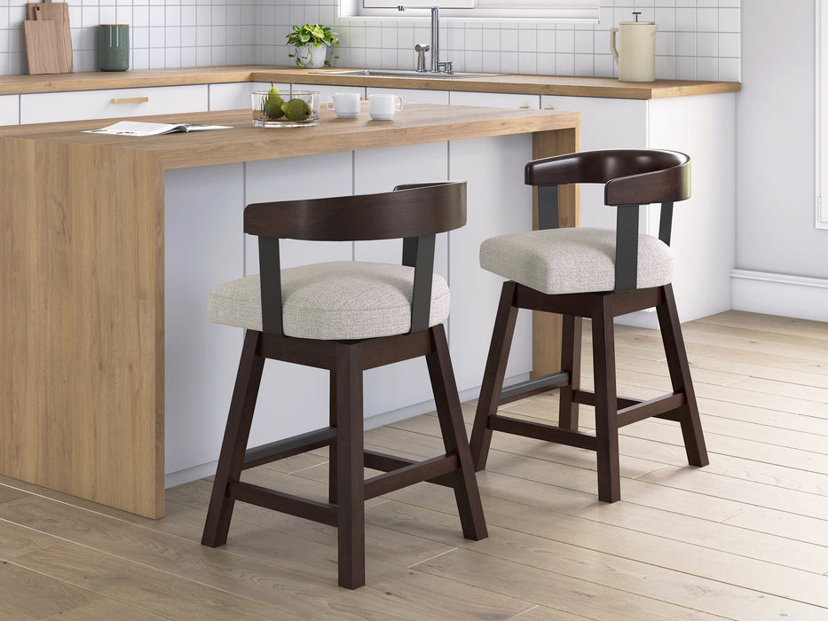 Haddigan Counter Height Barstool (Set of 2) - Furniture House (Dover,NJ)