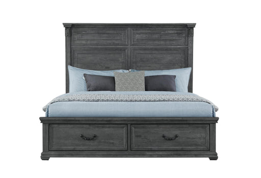 TATUM GREY STOARGE KING BED image