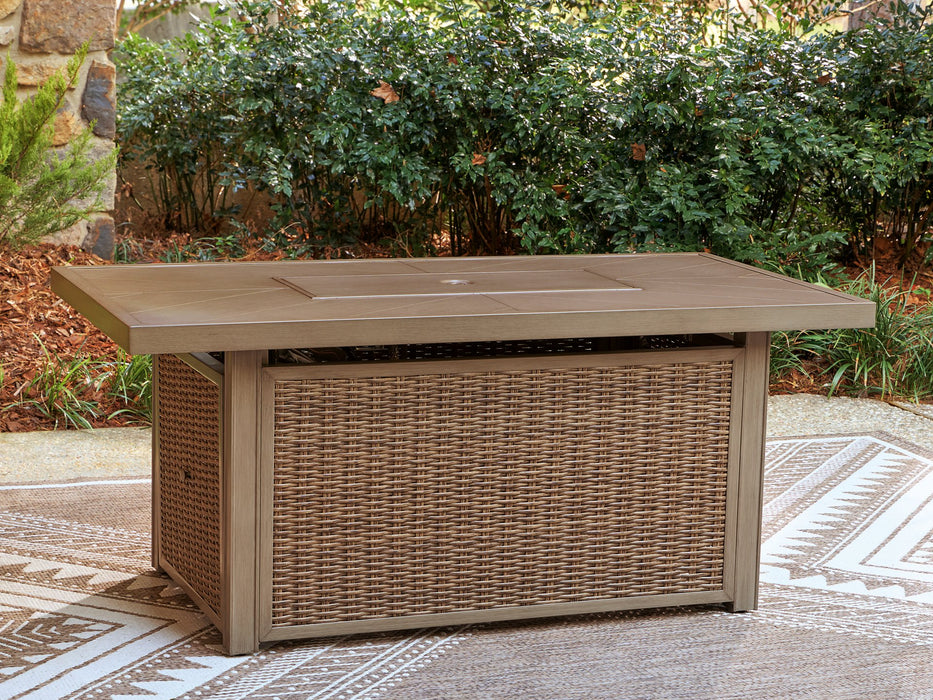 Laguna Heights Outdoor Fire Pit Table - Furniture House (Dover,NJ)