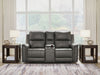 Bleckley Power Reclining Loveseat with Console - Furniture House (Dover,NJ)