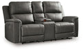 Bleckley Power Reclining Loveseat with Console - Furniture House (Dover,NJ)
