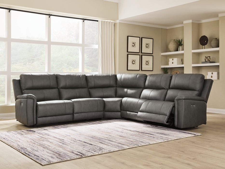 Bleckley Power Reclining Sectional - Furniture House (Dover,NJ)