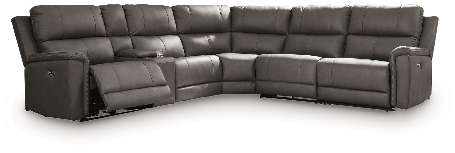 Bleckley Power Reclining Sectional - Furniture House (Dover,NJ)