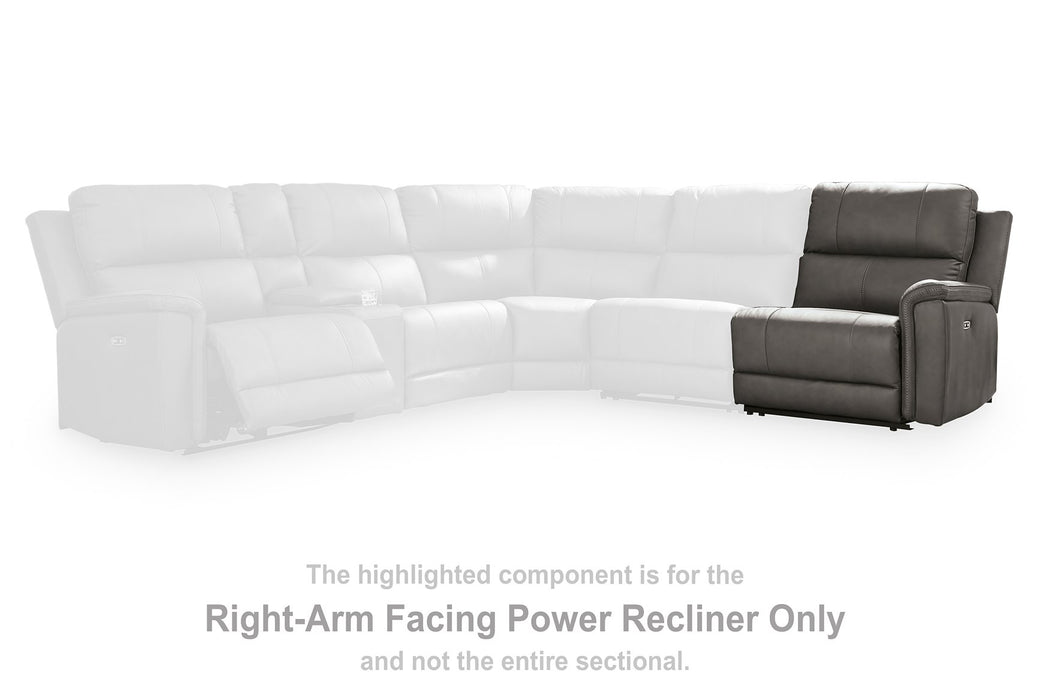 Bleckley Power Reclining Sectional - Furniture House (Dover,NJ)