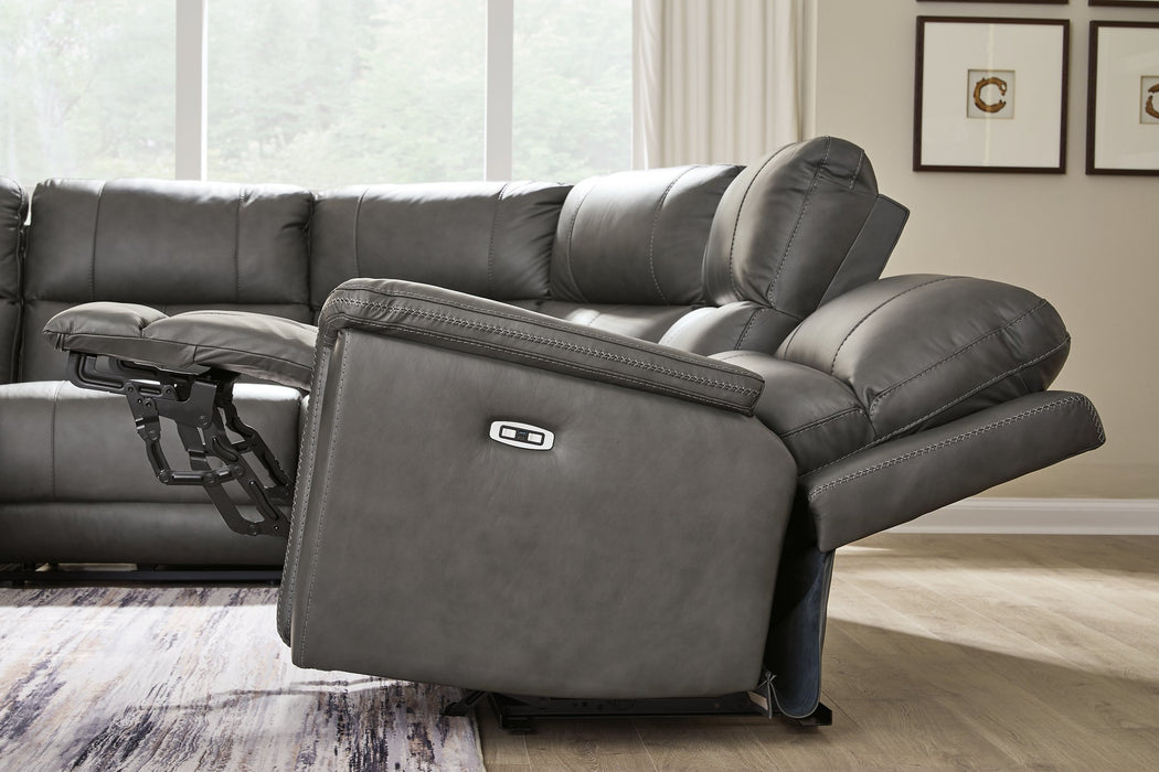 Bleckley Power Reclining Sectional - Furniture House (Dover,NJ)