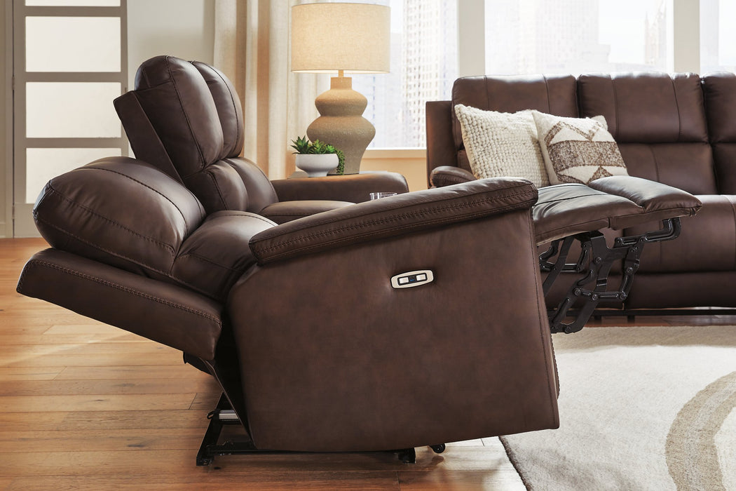 Bleckley Power Reclining Loveseat with Console - Furniture House (Dover,NJ)
