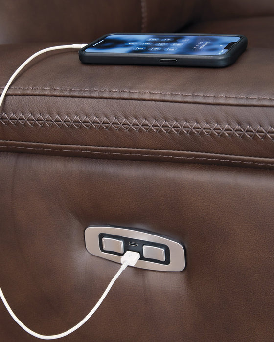 Bleckley Power Reclining Loveseat with Console - Furniture House (Dover,NJ)