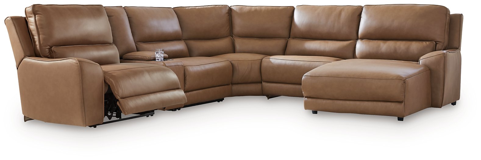 DeepWakes Power Reclining Sectional with Chaise - Furniture House (Dover,NJ)