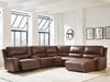 DeepWakes Power Reclining Sectional with Chaise - Furniture House (Dover,NJ)